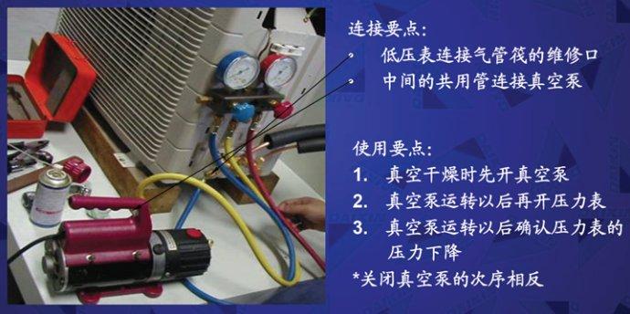 恒溫恒濕空調怎么抽真空